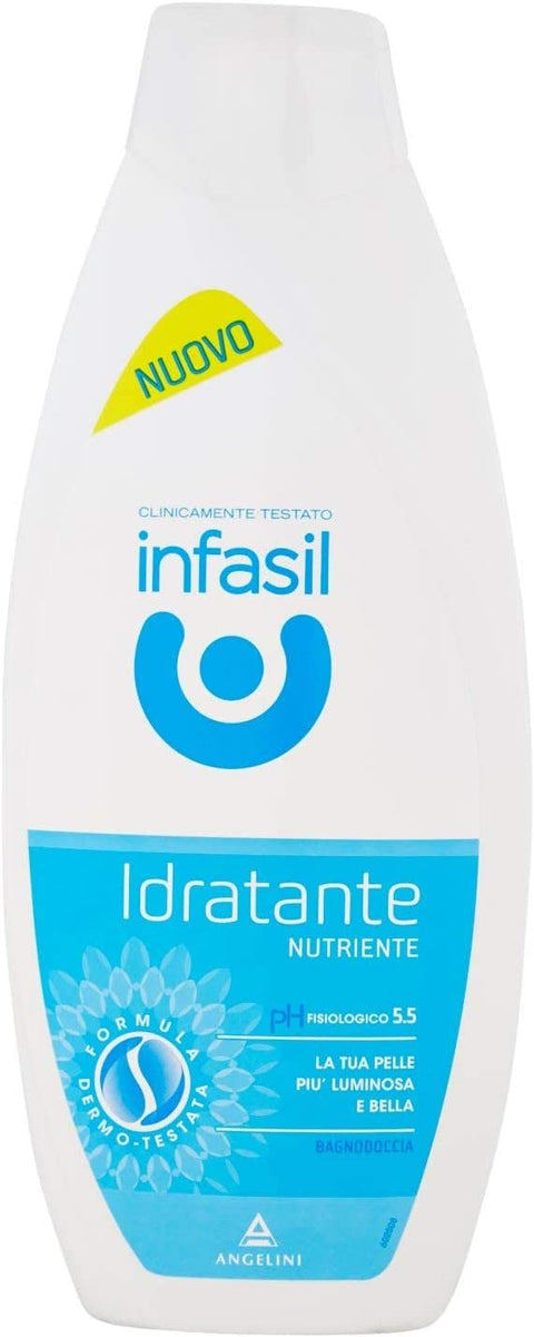 Italian Gourmet E.R. Duschgel 6x Infasil Idratante Nutriente Nourishing Moisturizing Body Wash, klinisch getestet und sanft zur Haut, 500 ml + Italian Gourmet Polpa 400g 8000036021286
