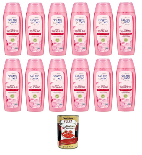 Italian Gourmet E.R. Duschgel Neutromed pH 5,5 Gelsomino Bagnodoccia pH 5,5 Jasmine Body Wash 12x 400 ml+ Italian Gourmet polpa 400g 8032804040014
