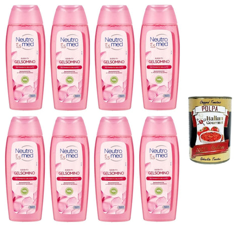 Italian Gourmet E.R. Duschgel Neutromed pH 5,5 Gelsomino Bagnodoccia pH 5,5 Jasmine Body Wash 8x 400 ml+ Italian Gourmet polpa 400g 8032804040014