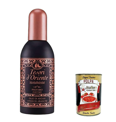 Tesori d'oriente tesori d´Oriente Hammam Aromatic Parfum Eau de Toilette EDT 100 ml 3x Original italienisch inkl. Italian Gourmet Polpa 400g