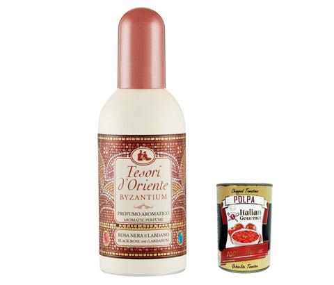 Italian Gourmet E.R. Eau de Toilette 6x tesori d´Oriente Byzantium Aromatic Parfum Eau de Toilette EDT 100 ml + Italian Gourmet polpa 400g 8032804040014