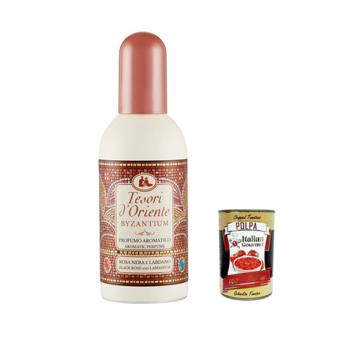 Tesori d'oriente tesori d´Oriente Byzantium Aromatic Parfum Eau de Toilette EDT 100 ml 6x Original italienisch inkl. Italian Gourmet Polpa 400g