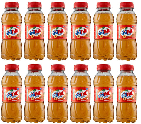 Italian Gourmet E.R. Eistee 12x Ferrero ESTATHE Eistee Pfirsich The' Pesca Einweg-PET-Flasche 330ml Tea The Erfrischungsgetränk 8002580027509