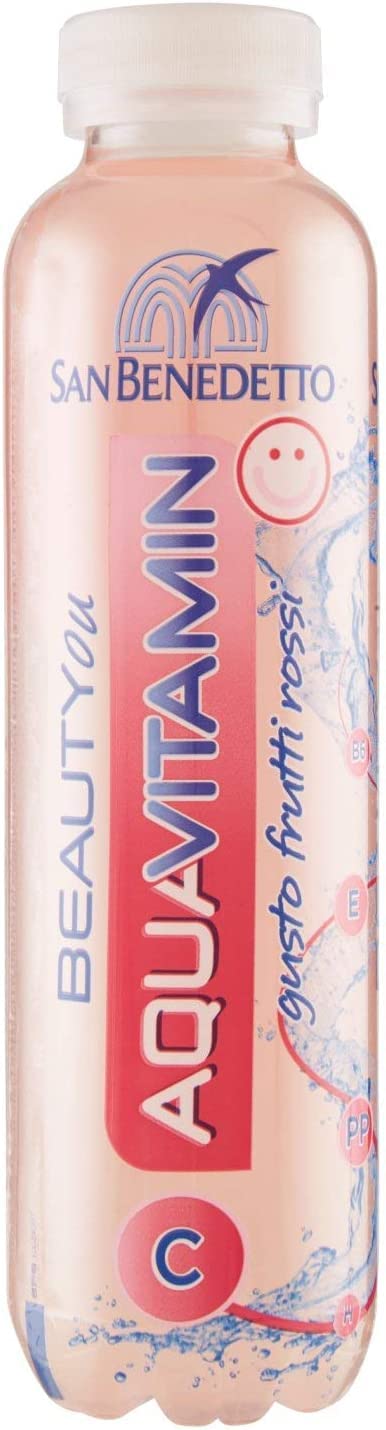 San Benedetto Aquavitamin BeautYou wasser mit Rote Früchte PET Flasche 40cl 24x Original italienisch