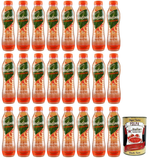 Vitasnella Depurathé Tè alla Pesca, Eistee mit Pfirsichen mit reinigenden Kräutern 24x500ml Original italienisch Getränk