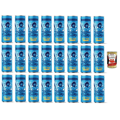 Ice tea Lemon Eistee Zitrone 24x250ml Original italienisch inkl. Italian Gourmet Polpa 400g