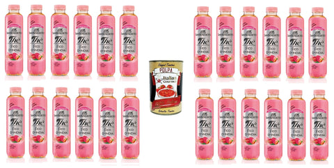 Italian Gourmet E.R. Eistee San Benedetto Thè al FICO D'INDIA Kaktusfeige-Eistee Einweg alkoholfreies Getränk erfrischendes Getränk 24x400ml+ Italian Gourmet polpa 400g