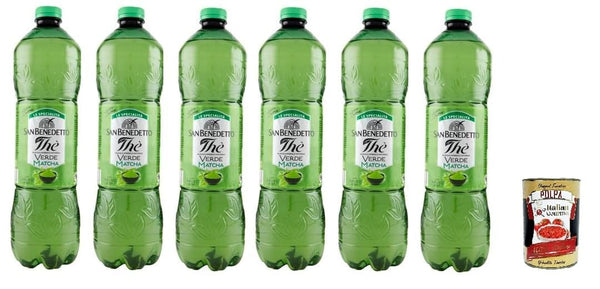 San Benedetto Thè Verde & Matcha 6x 1,5Lt, Eistee The' grüner Tee und –  Italian Gourmet