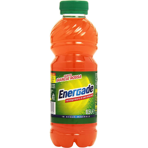 Energade Arancia Rossa Bevanda energetica rotes orange Energiegetränk 24x0,5l Original italienisch