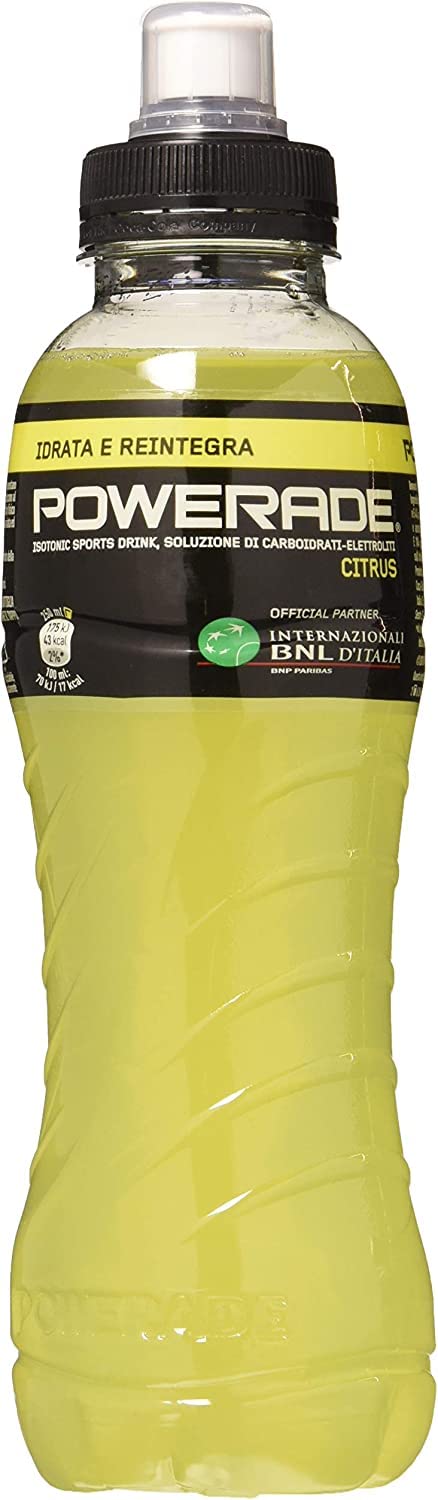 Italian Gourmet E.R. Energy Drinks 24x Powerade Limone Bevanda energetica Energiegetränk Zitrone 50 cl 5449000085030