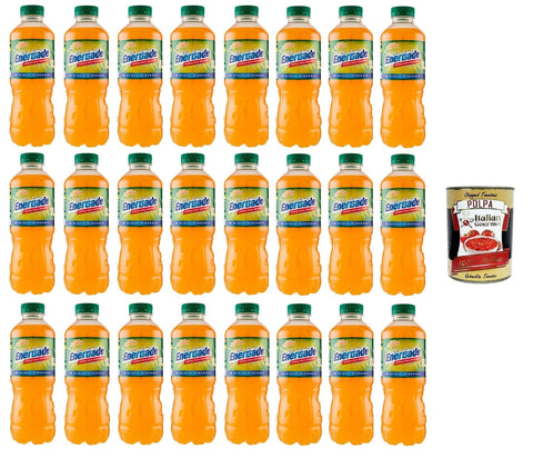 Italian Gourmet E.R. Energy Drinks Energade- Reintegratore di sali minerali gusto Arancia Mineralsalz-Ergänzungsmittel mit Orangengeschmac 24x50cl+ Italian Gourmet polpa 400g 8032804040014