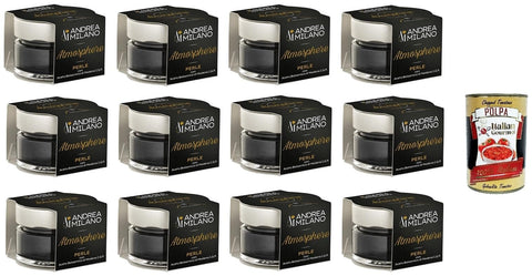 Italian Gourmet E.R. Essig 12x Andrea Milano Atmosphere Perlen aus Balsamico-Essig aus Modena IGP 50gr + Italian Gourmet polpa 400g 8003407202161