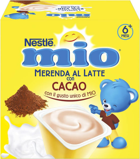 Nestle Nestlé Mio Snack mit Kakaomilch für 6 Monate, 4 x 100g 6x Original italienisch inkl. Italian Gourmet Polpa 400g