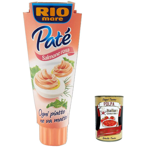 Rio Mare Patè Tonno Salmone rosa Lachs Thunfischcreme Streichfähige 3x 100g inkl. Italian Gourmet polpa 400g Original italienisch