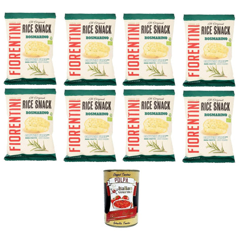 Fiorentini gli Originali Rice Snack Rosmarino the Originals Reissnack Rosmarin 8x 40 g inkl. Italian Gourmet polpa 400g Original italienisch