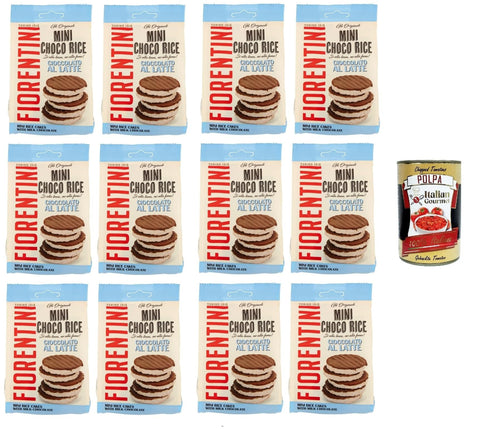 Fiorentini the Originals Mini Choco Reismilchschokolade 12x 60 g inkl. Italian Gourmet polpa 400g Original italienisch