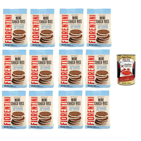 Fiorentini the Originals Mini Choco Reismilchschokolade 12x 60 g inkl. Italian Gourmet polpa 400g Original italienisch