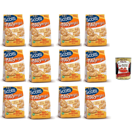 Riso Scotti Mai Senza Mit weißem Mais 12x60g Original italienisch Snack