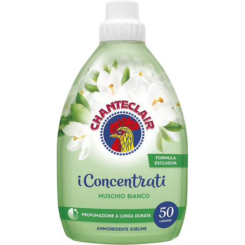 Chante Clair CHANTECLAIR i Concentrati Ammorbidente Sublime Muschio Bianco weiße Moschus Weichspüler lang anhaltender Duft 50 Wäschen Waschmittel 3x 1000ml Original italienisch