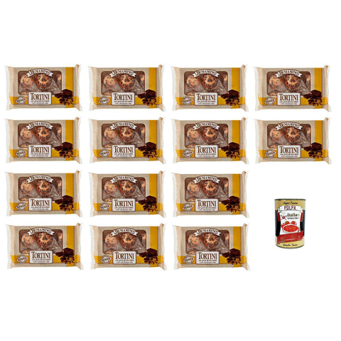 Beniamino Tortini con Gocce di Cioccolato mit Schokoladenstückchen 14x 250gr Original italienisch inkl. Italian Gourmet Polpa 400g