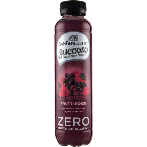 San Benedetto Succoso Rote Früchte zero PET ohne zucker Fruchtsaft saft 24x40cl Original italienisch Getränk