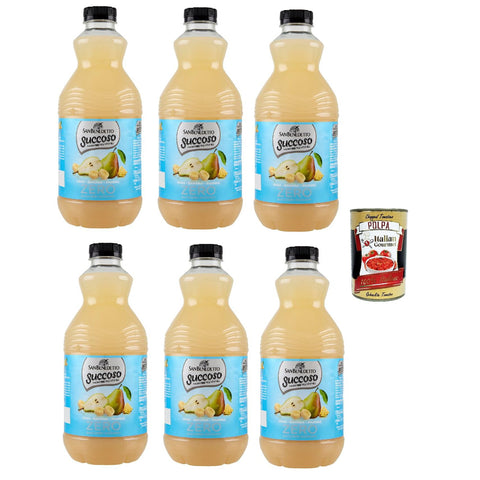San Benedetto Succoso Zero PET, PET Banane 6x1,5l Original italienisch Getränk