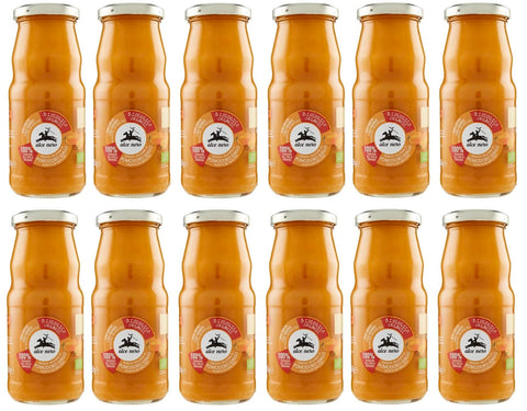 Italian Gourmet E.R. Gemüse 12x Alce Nero Passata Vellutata di Pomodoro Giallo Biologico Bio Gelbes Tomatenpüree Bio-Tomaten aus Italien 350g Glasflasche 8009004814981