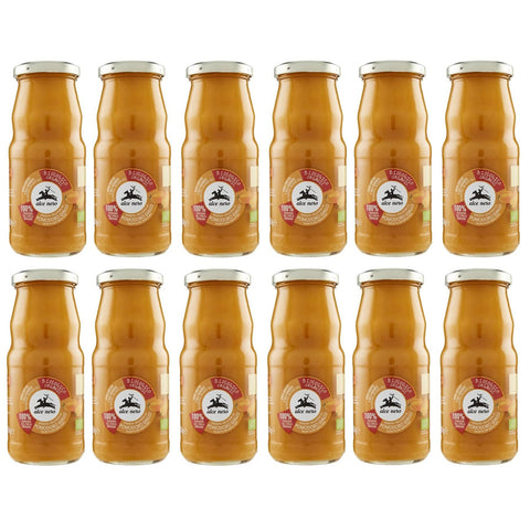 Alce Nero Passata Vellutata di Pomodoro Giallo Biologico Bio Gelbes Tomatenpüree Bio - Tomaten aus Italien Glasflasche 12x 350g Original italienisch