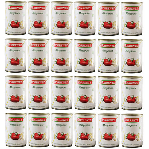 La torrente Pomodoro Marzanino, San Marzano Tomate in Miniatur 24x400g Original italienisch Feinkost
