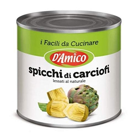 Italian Gourmet E.R. Gemüsegerichte D'Amico Carciofi a Spicchi Artischocken in Keilen 2500g Dose 8005695002232