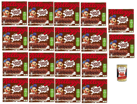 Italian Gourmet E.R. Haferflocken Coco Pops Barrette, Kakao -Puff -Reisstangenr riegel, Cocoa puffed rice bars, 14x 120g + Italian Gourmet polpa 400g 8032804040014