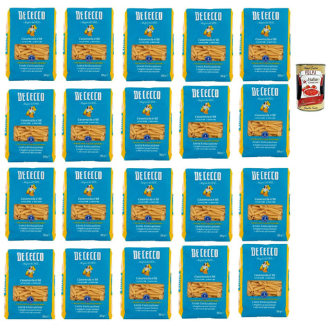 De Cecco Casareccia N°88, 100% Italienisch Pasta Nudeln 20x 500g Original italienisch inkl. Italian Gourmet Polpa 400g
