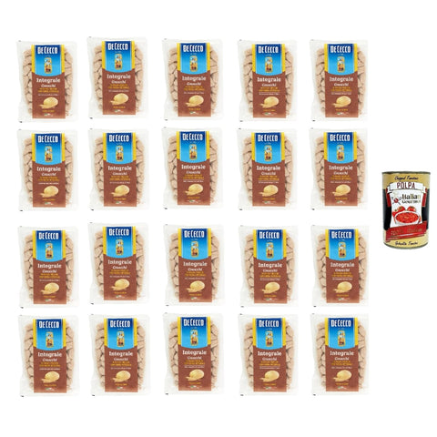 De Cecco Gnocchi di patate integrali, Pasta integrale, Vollkornnudeln, 20x 500g Original italienisch inkl. Italian Gourmet Polpa 400g