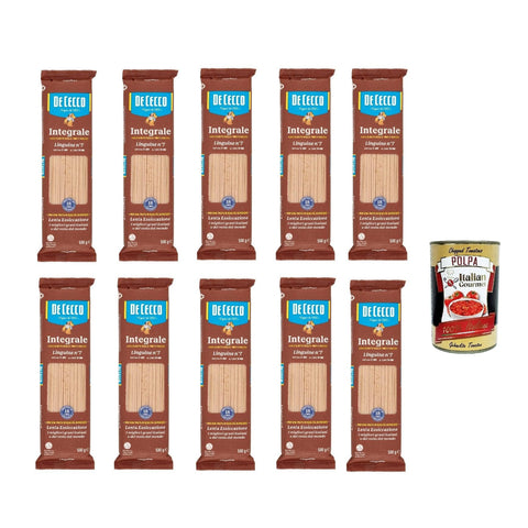 De Cecco Integrale Linguine N° 7, Pasta integrale, Vollkornnudeln 10x500g Original italienisch