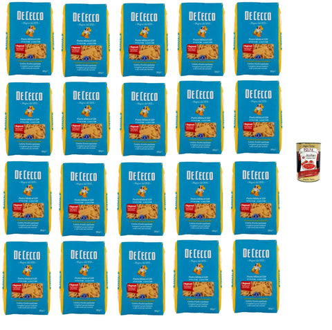 Italian Gourmet E.R. Internationale Nudeln De Cecco Pasta Mista N°120 100% Italienisch Pasta Nudeln 20x 500g + Italian Gourmet Polpa 400g 8032804040014