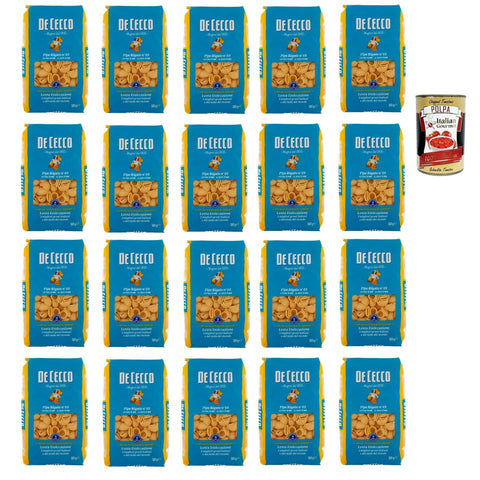 De Cecco Pipe Rigate N°49, 100% Italienisch Pasta Nudeln 20x 500g Original italienisch inkl. Italian Gourmet Polpa 400g