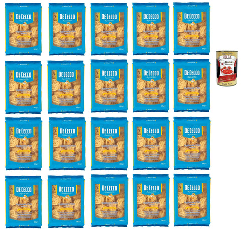 Italian Gourmet E.R. Internationale Nudeln De Ceco De Cecco le Specialità Tagliatelle N°203, 100% Italienisch Pasta Nudeln 20x 500g + Italian Gourmet Polpa 400g 8032804040014