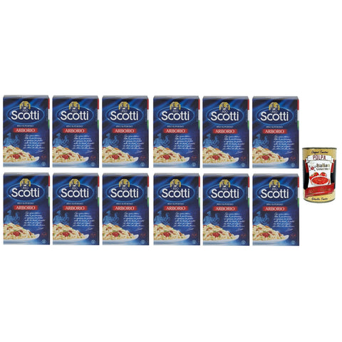 Riso Scotti Riso Arborio, Italienischer Reis 12x500g Original italienisch Pasta