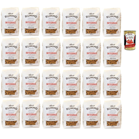 Rummo Pasta Integrale Fusilli N°48, Vollkornnudeln Nudeln Vollkorn Italienische Pasta 24x500g Original italienisch