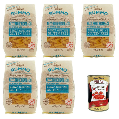 Rummo Pasta Mezze Penne Rigate N° 28 senza Glutine, gluten 1 Stk Original italienisch