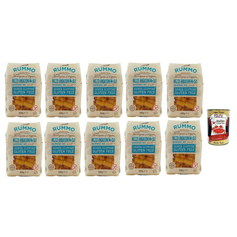Rummo Pasta Mezzi Rigatoni N° 51 senza Glutine, gluten 1 Stk Original italienisch