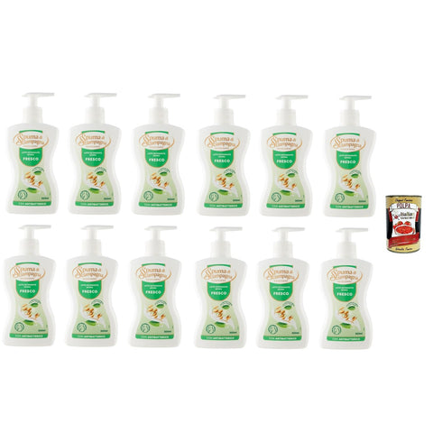 Spuma di Sciampagna Latte detergente intimo fresco Frische Intimreinigungsmilch 12x300 ml Original italienisch inkl. Italian Gourmet Polpa di Pomodoro 400g