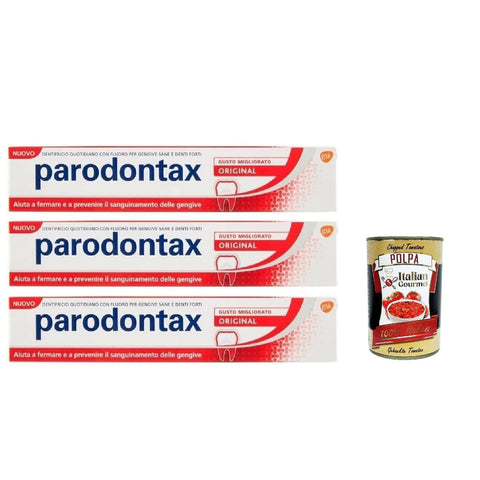 Dentifricio Original Zahnpasta für gesundes Zahnfleisch und starke Zähne 3x75ml Original italienisch