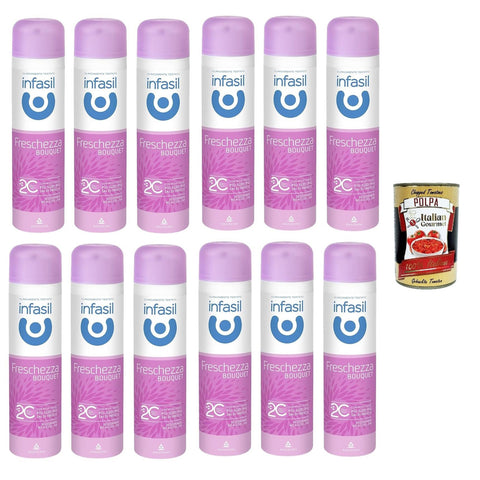 Infasil Lufterfrischer Spray mit Molekül 2C, ohne Alkohol 12x150ml Original italienisch Pflege