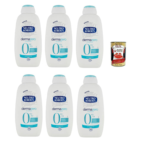 Neutro Roberts dermazero micellare Bagnodoccia, Körperbade 6x450ml Original italienisch Pflege