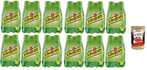 TONICA LIMONE ZITRONE lemon tonic water pet flasche 4x 250ml 12x Original italienisch inkl. Italian Gourmet Polpa 400g