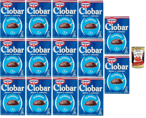 Italian Gourmet E.R. Kakao & Heiße Schokolade Cameo Ciobar Classico Kakao heiße schokolade istant chocolate 14x 125g schoko, istant hot chocolate + Italian Gourmet polpa 400g 8032804040014