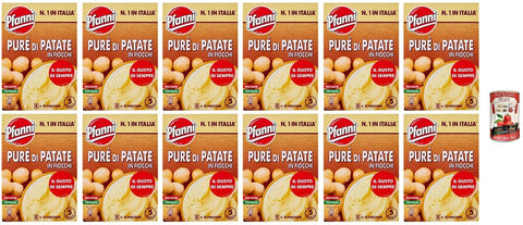 Pfanni Kartoffelflockenpüree, Fertig in 5 Minuten, 300 g 12x Original italienisch inkl. Italian Gourmet Pelati 400g