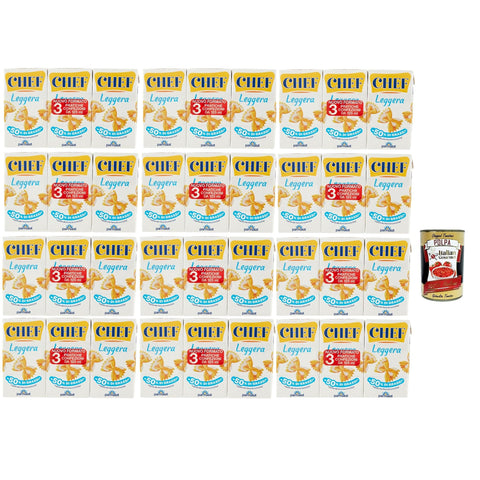 Parmalat Panna chef Leggera Sahne Kochcreme creme light Licht, double cream light 12x (3x 125 ml) Original italienisch inkl. Italian Gourmet Polpa 400g