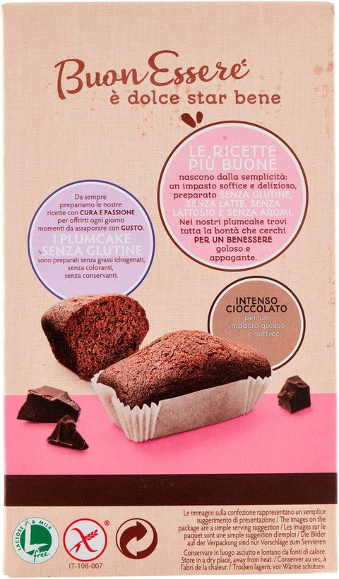 Italian Gourmet E.R. Kekse 12x Bauli Buonessere PLUMCAKE Schokolade Glutenfrei, Laktosefrei, Geschmacksfrei 132gr+ Italian gourmet polpa 400g 8001720648598